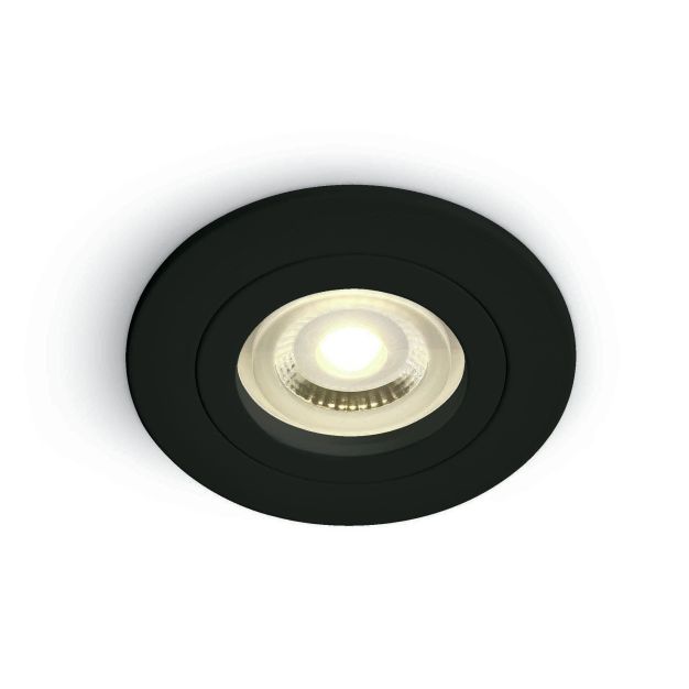ONE Light Dual Ring Range - Einbaustrahler - Ø 80 mm, Ø 68 mm Einbaugröße - schwarz