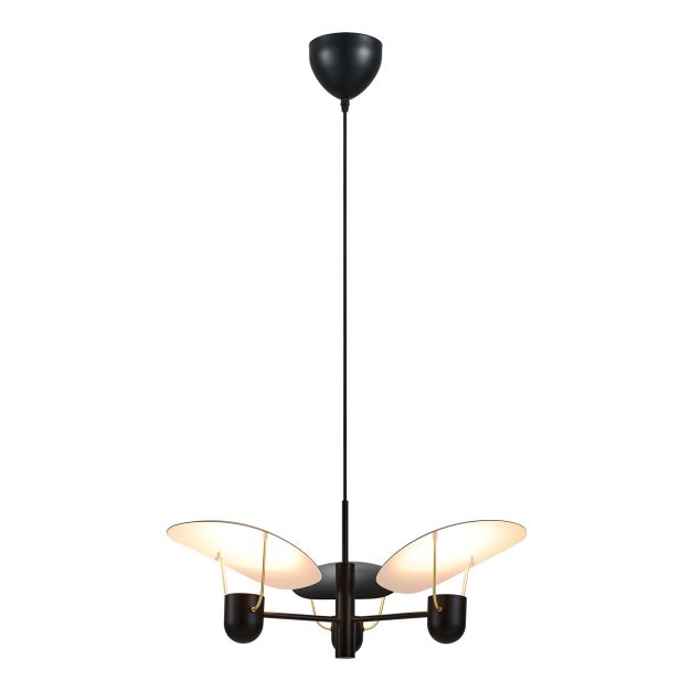 Design For The People Fabiola - Hängelampe 3L - 71 x 332 cm - schwarz