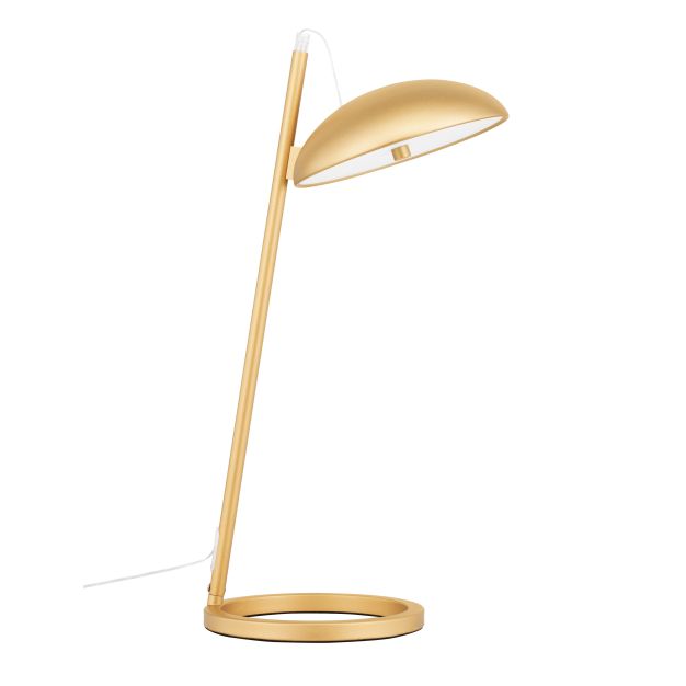 Nova Luce Flute - Tischleuchte - Ø 20 x 53 x 28 cm - 18W dimmbar LED inkl. - Sand Gold