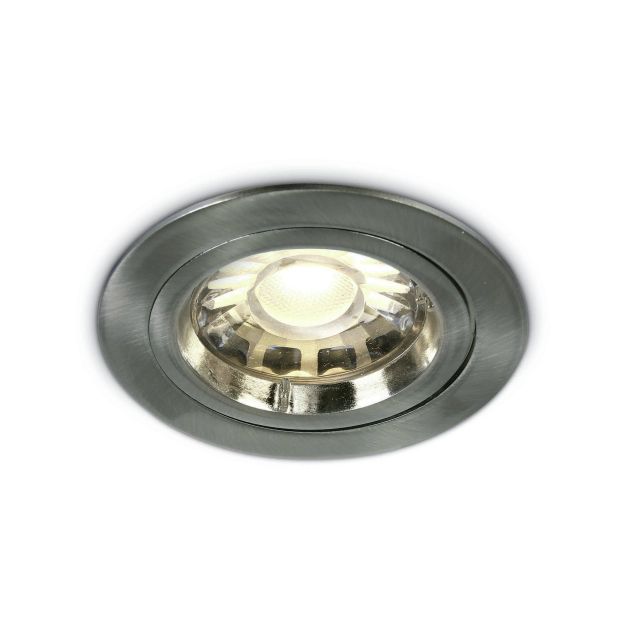 ONE Light - Einbaustrahler - Ø 32 mm, Ø 70 mm Einbaugröße - Chrom gebürstet