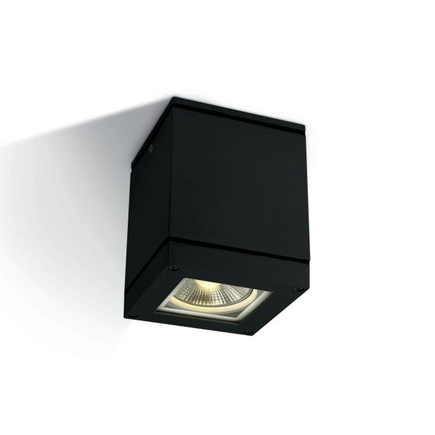 ONE Light PAR30 Outdoor Cubes - Deckenleuchte für den Außenbereich - 10,8 x 10,8 x 14 cm - IP54 - schwarz