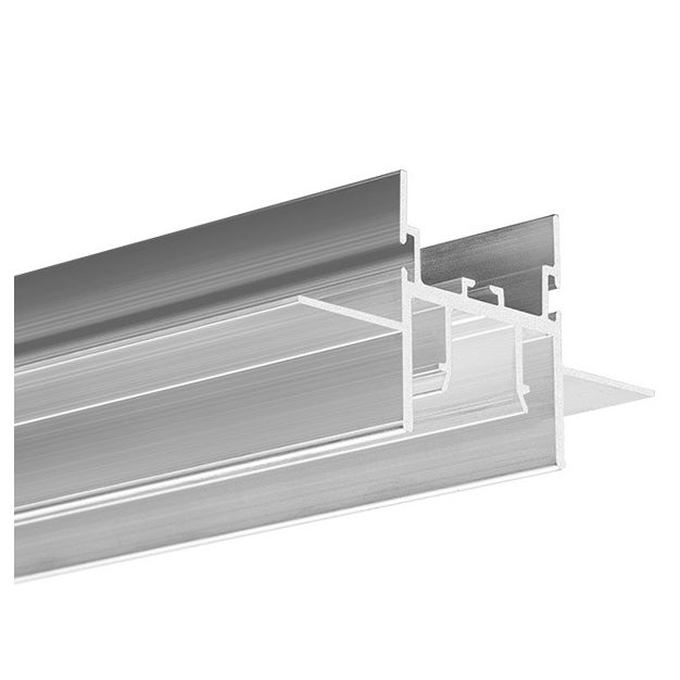Klus FOLED - LED-Einbauprofil für abgehängte Decken - 2,69 cm Fensterbreite - Aluminium
