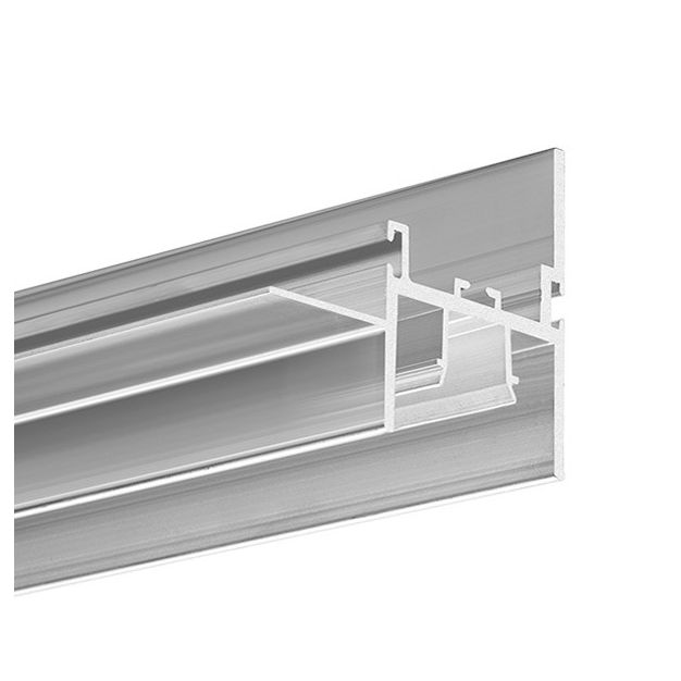 Klus FOLED BOK - LED-Einbauprofil für abgehängte Decken - 2,69 cm Fensterbreite - Aluminium
