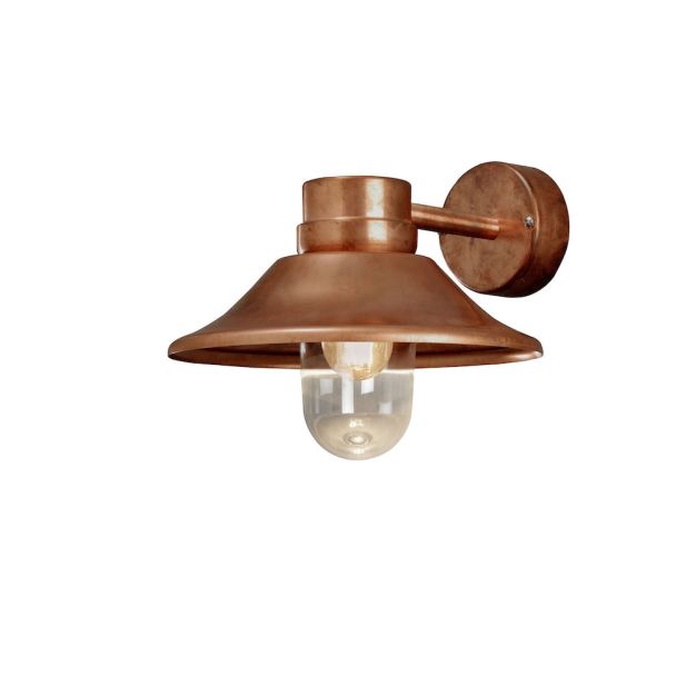 Konstsmide Vega - außenwandleuchte - 29 x 36 x 26,5 cm - IP54 - kupfer