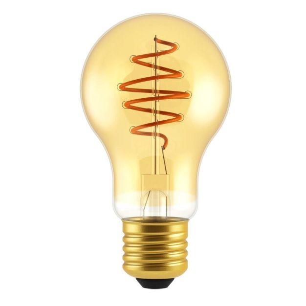 Nordlux LED-Glühlampe - Ø 6 x 10,9 cm - E27 - 5W dimmbar - 2200K - amber