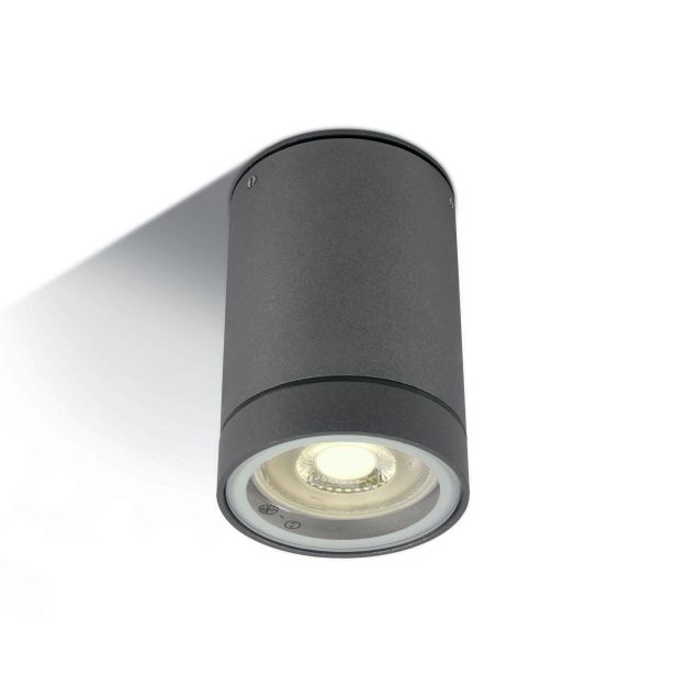 ONE Light GU10 Outdoor Cylinders - Außen-Deckenleuchte - Ø 6,5 x 9,5 cm - IP54 - anthrazit