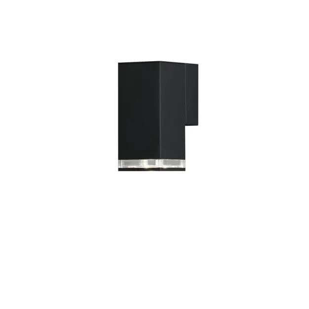 Konstsmide Pollux - außenwandleuchte - 7,5 x 11,5 x 16,5 cm - IP44 - schwarz