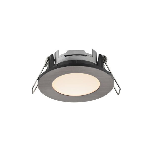 Nordlux Leonis - einbauspot - Ø 85 mm, Ø 68 mm einbaumaß - IP65 - gebürstetes nickel
