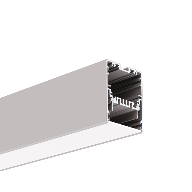 Klus Mod-50 - LED-Profil - 5,6 x 7 cm - silber eloxiert
