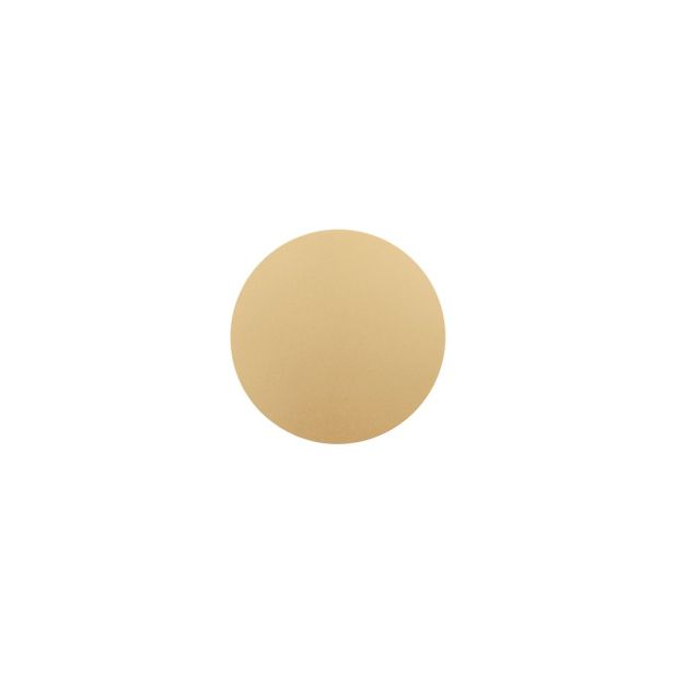 Nova Luce Cyrcle - wandleuchte - Ø 22 x 3,2 cm - 12W LED inkl. - mattgold