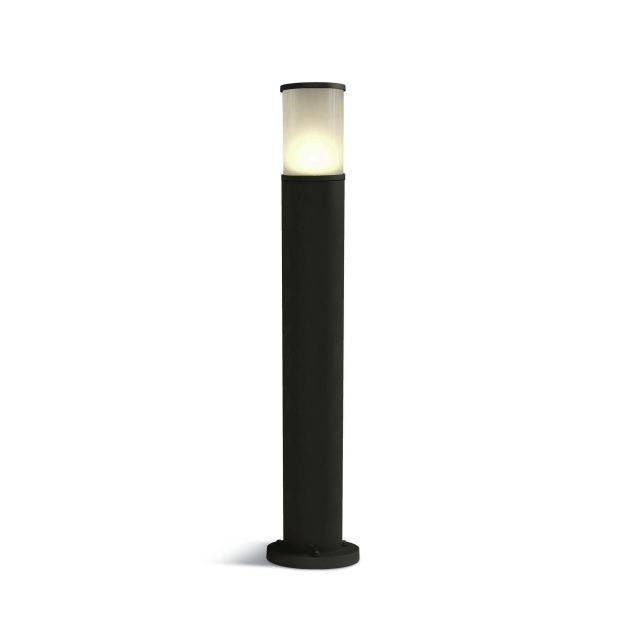 ONE Light E27 Tube Lights - Gartenleuchte - Ø 10,7 x 75 cm - IP54 - schwarz
