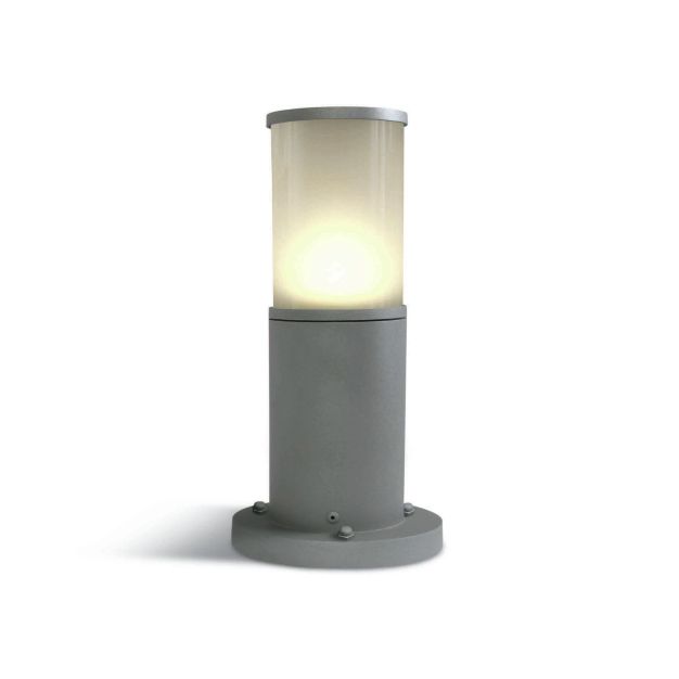 ONE Light E27 Tube Lights - Gartenleuchte - Ø 10,7 x 35 cm - IP54 - grau