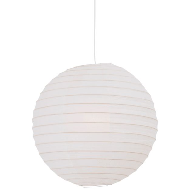 Nordlux Riso - Papierlampenschirm ohne Hängeleuchte - Ø 48 cm - weiß