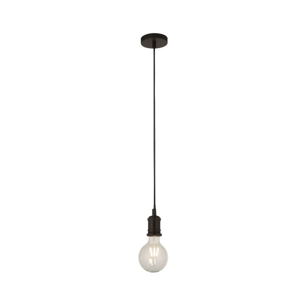 Searchlight Suspension - Hängeleuchte - Ø 9,8 x 150 cm - mattschwarz