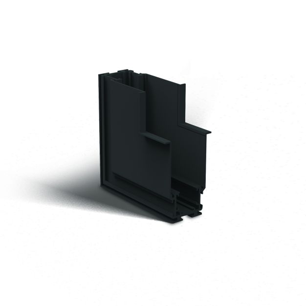 ONE Light Magnetschienensystem MAXI - vertikales Eckeinbau-Profil - 11 x 7,5 x 5 cm - schwarz