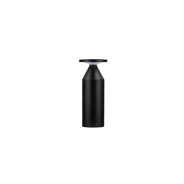Nova Luce Neve - Gartenleuchte - Ø 13 x 30 cm - 11W LED inkl. - IP65 - Sand schwarz