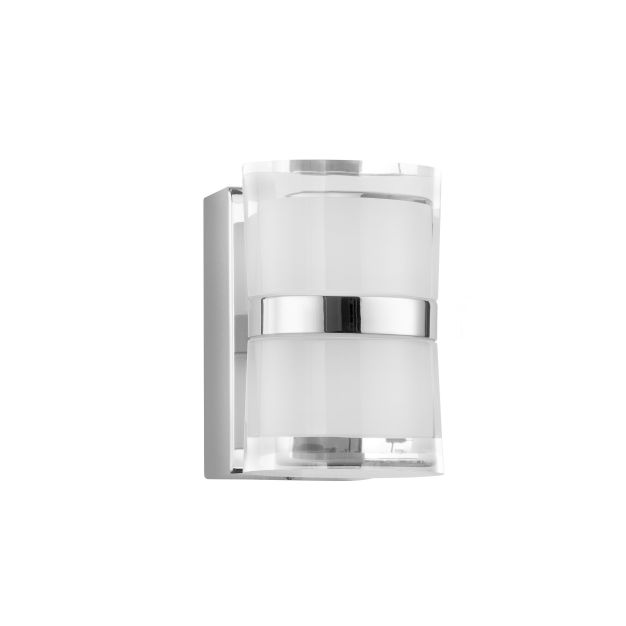 Nova Luce Sabia - Spiegelleuchte - 8,5 x 9,8 x 12,5 cm - 10W LED inkl. - IP44 - Chrom
