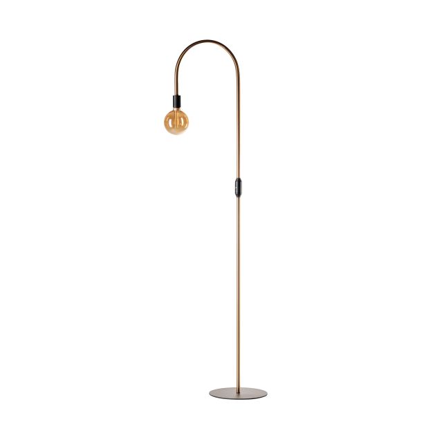 ETH Pike - Stehleuchte - 180 cm - schwarz und messing