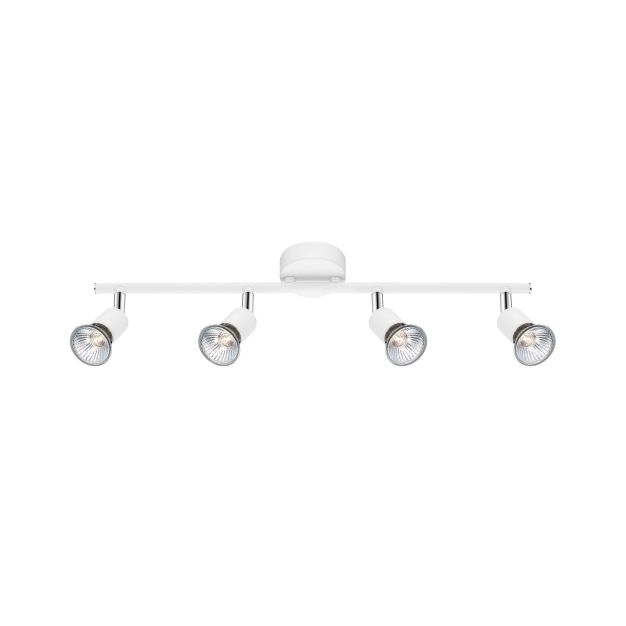 Nova Luce Base - Aufbaustrahler 4L - 51 x 8 x 10,9 cm - mattweiß