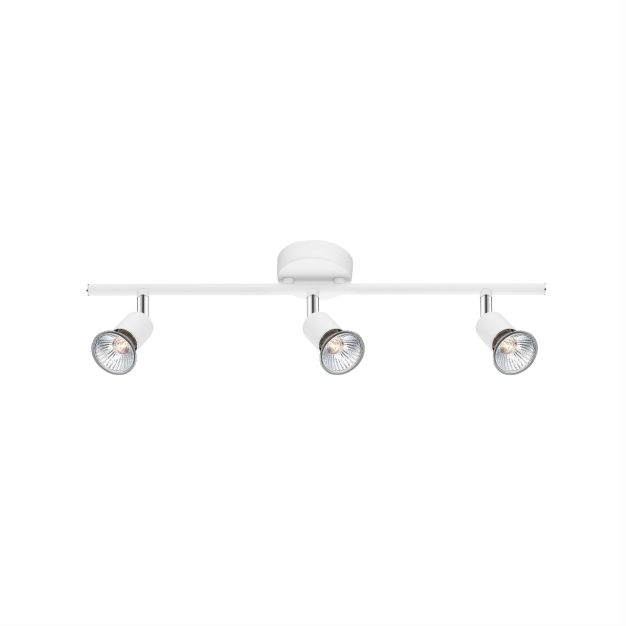 Nova Luce Base - Aufbaustrahler 3L - 49 x 8 x 10,9 cm - mattweiß