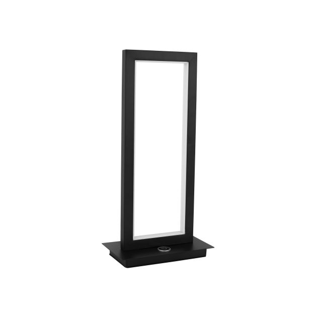Nova Luce Wenna - Tischleuchte - 17,5 x 10 x 36 cm - 3 Stufen Dimmer - 12W LED inkl. - mattschwarz