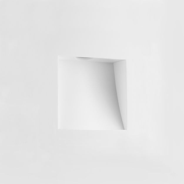 Nova Luce Cirocco - Wandeinbauleuchte - 17 x 14 cm - 1W LED inkl. - weißer Putz