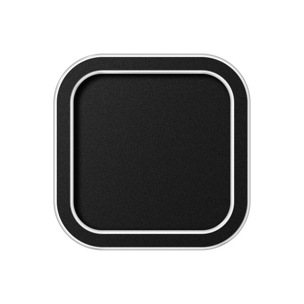 ETH Loïs - Deckenleuchten - 20 x 20 x 5 cm - 3 Stufen dimmbar - 15W LED inkl. - IP44 - schwarz