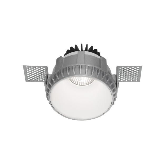 Nova Luce Belluno - randloser Einbaustrahler - Ø 82 mm, Ø 105 mm Einbaugröße - IP54 - weiß