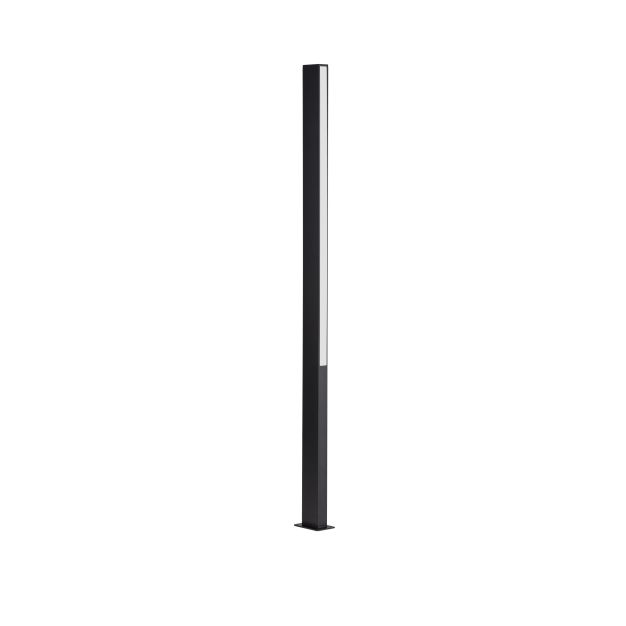 Nova Luce Stor - Gartenleuchte - 8 x 150 x 12 cm - 23W LED inkl. - IP65 - Sand schwarz