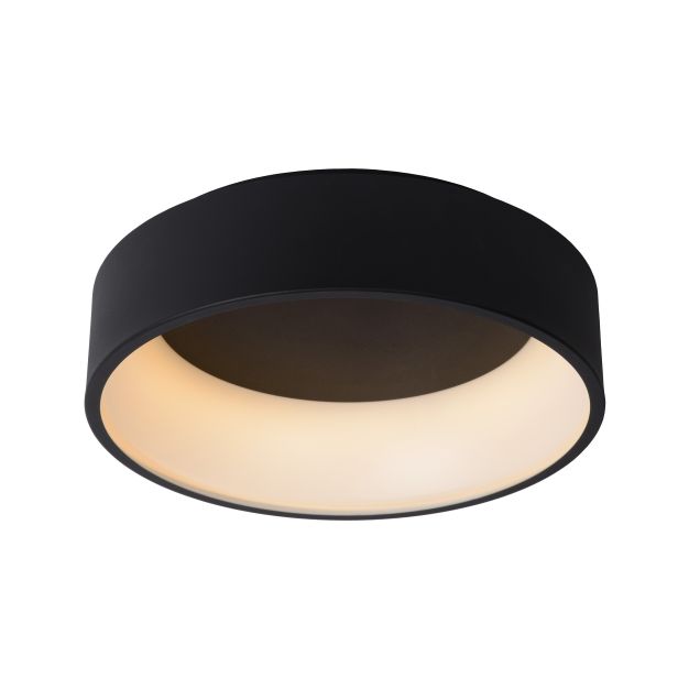 Lucide Talowe - Deckenleuchte - Ø 45 x 13 cm - 30W dimmbare LED inkl - schwarz