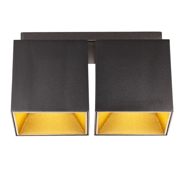 Nordlux Ethan - Aufbaustrahler 2L - 21,6 x 10,5 x 12 cm - schwarz