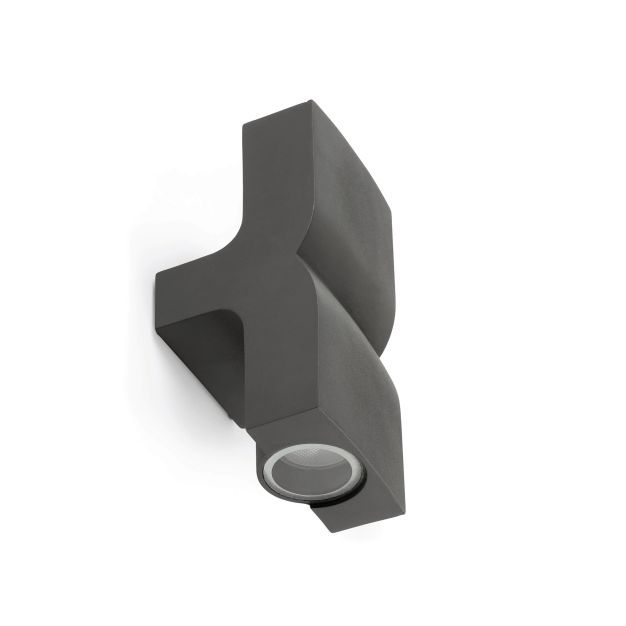 Faro Klamp - Wandleuchte - 11,5 x 11 x 22,5 cm - IP44 - dunkelgrau