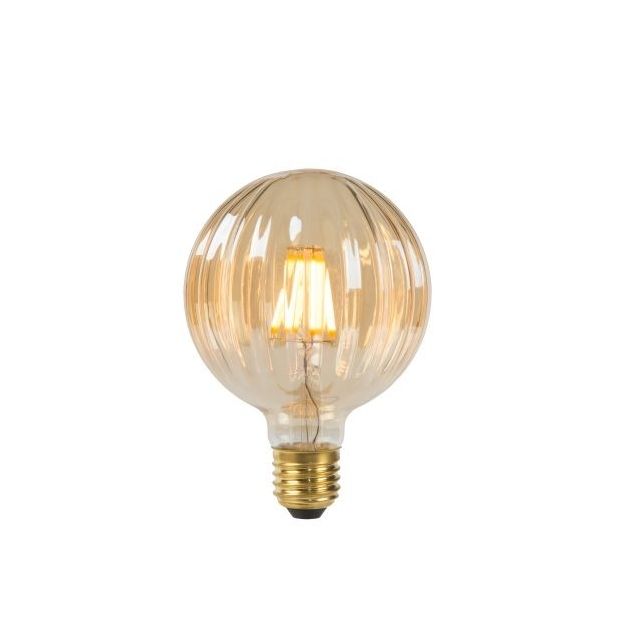Lucide Led Glühlampe -Ø 9,5 x 13,5 cm - E27 - 6W nicht dimmbar - amber