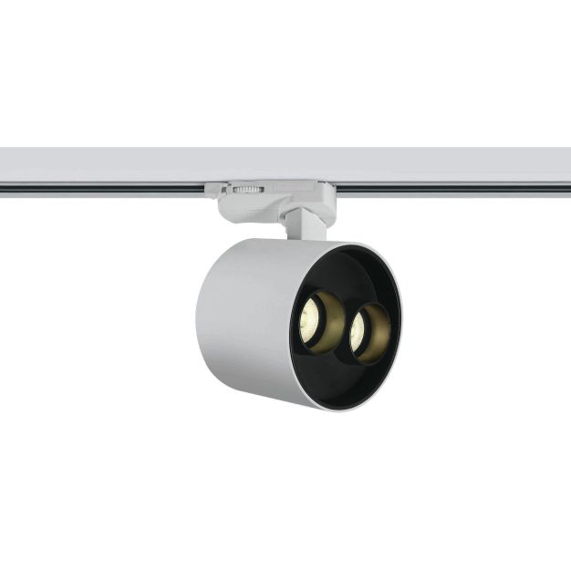 ONE Light Dark Light Tubes - Stromschienenstrahler - 3-Phasen-Schienensystem - Ø 9 x 7,3 cm - 12W LED inkl. - weiß