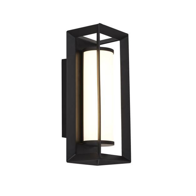 Searchlight Chaplin - Wandleuchte - 8 x 20 cm - 5W LED inkl - IP44 - mattschwarz