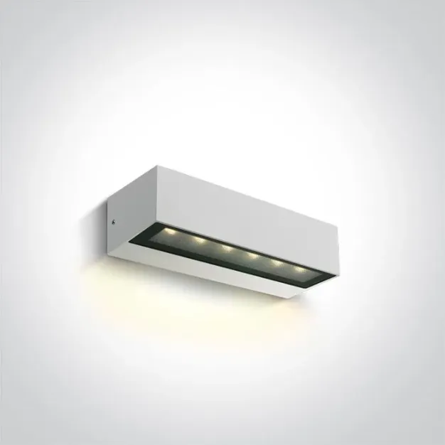 ONE Light Linear Outdoor - Außenwandleuchte - 22,2 x 7 x 5 cm - 8W LED inkl. - IP65 - weiß
