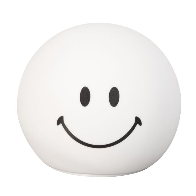 Fischer & Honsel GlowMoji – Nachtlicht – Ø 13 x 12 cm – 0,3W RGBW LED inkl. – weiß