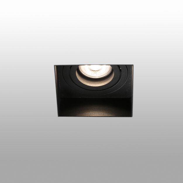Faro Hyde Trimless - Einbaustrahler - 82 x 82 mm, 102 x 93 mm Einbaumaß - mattschwarz
