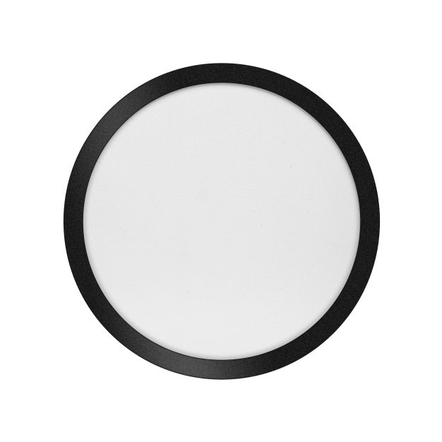 ETH Anne Round - Deckenleuchte - Ø 40 x 2,7 cm - 3 Stufen dimmbar - 24W LED inkl. - IP44 - schwarz