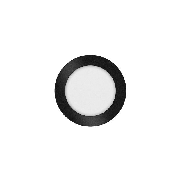 ETH Anne Round - Deckenleuchte - Ø 17 x 2,7 cm - 3 Stufen dimmbar - 10W LED inkl. - IP44 - schwarz