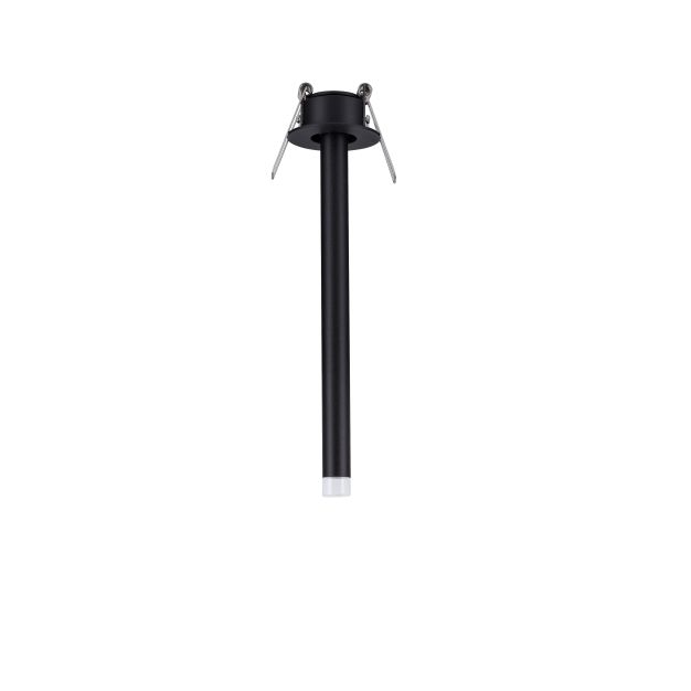 Nova Luce Stilvi - Deckenleuchte - Ø 5 x 24 cm - 4W LED inkl. - Sand schwarz