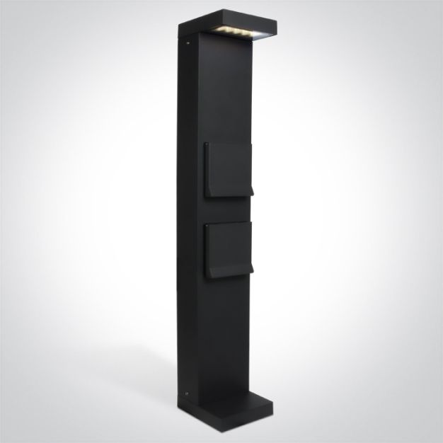 ONE Light - Gartenleuchte mit Fassung - 70 cm - 8W LED inkl. - IP65 - anthrazit - weiße Lichtfarbe
