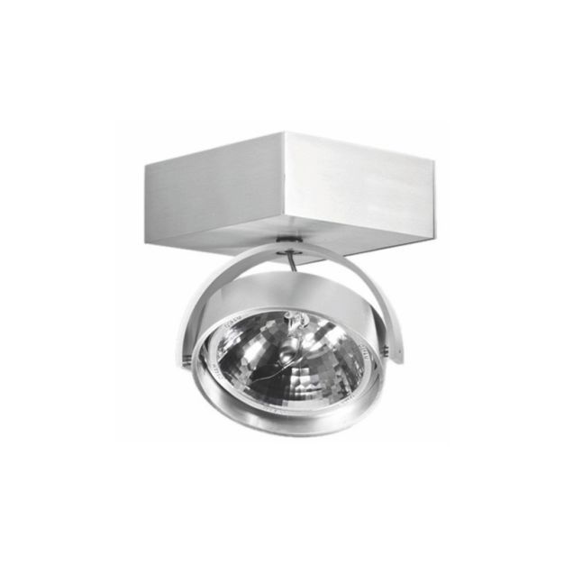 Artdelight Dutchess - Aufbaustrahler 1L - 12,8 x 12,8 x 18 cm - Aluminium