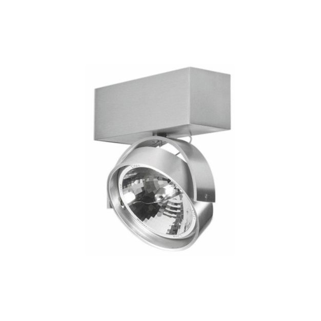 Artdelight Dutchess - Aufbaustrahler 1L - 16 x 6 x 18,9 cm - Aluminium