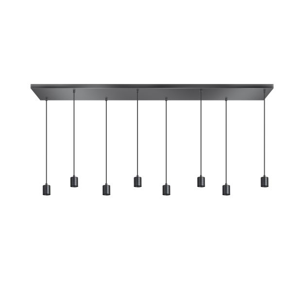 ETH Origin - Hängeleuchte ohne Glas - 160 x 30 x 200 cm - schwarz