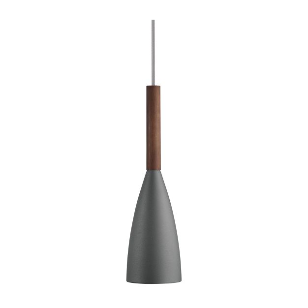 Design for the People Pure 10 - Hängeleuchte - Ø 10 x 344 cm - grau und braun
