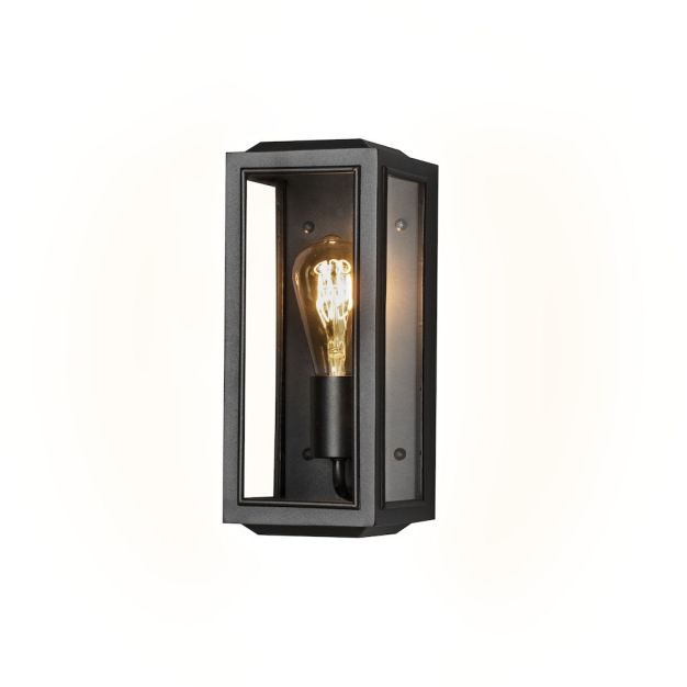 Konstsmide Carpi Mini - Wandleuchte - 15 x 30 x 12,5 cm - IP44 - schwarz