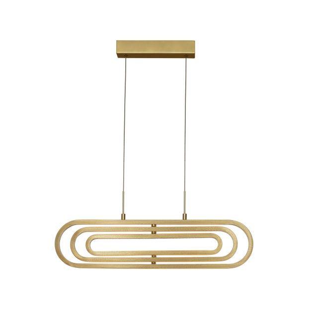 Nova Luce Arte - Pendelleuchte - 64 x 44 x 120 cm - 50W dimmbare LED inkl - gold