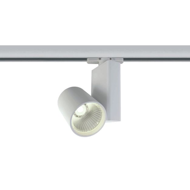 ONE Light COB Track Spot - Stromschienenstrahler - 3-Phasen-Schienensystem - Ø 8 x 14 cm - 15W LED inkl. - weiß - weiße Lichtfarbe