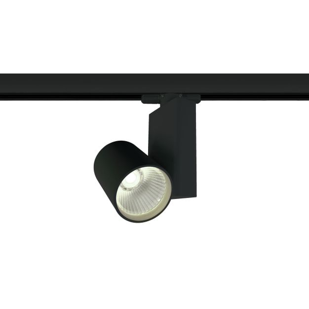 ONE Light COB Track Spot - Schienenspot - 3-Phasen-Schienensystem - Ø 8 x 14 cm - 15W LED inkl. - schwarz